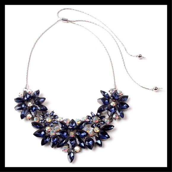 Amrita Singh Jewelry - Amrita Signh Veronica Crystal Necklace Blue